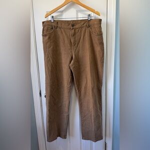 Ralph Lauren Jeans Co Womems Brown Wide-Leg  Jeans Size 18